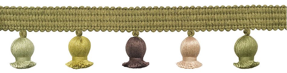 Jones Cipolla Bobble Trim, Meadow