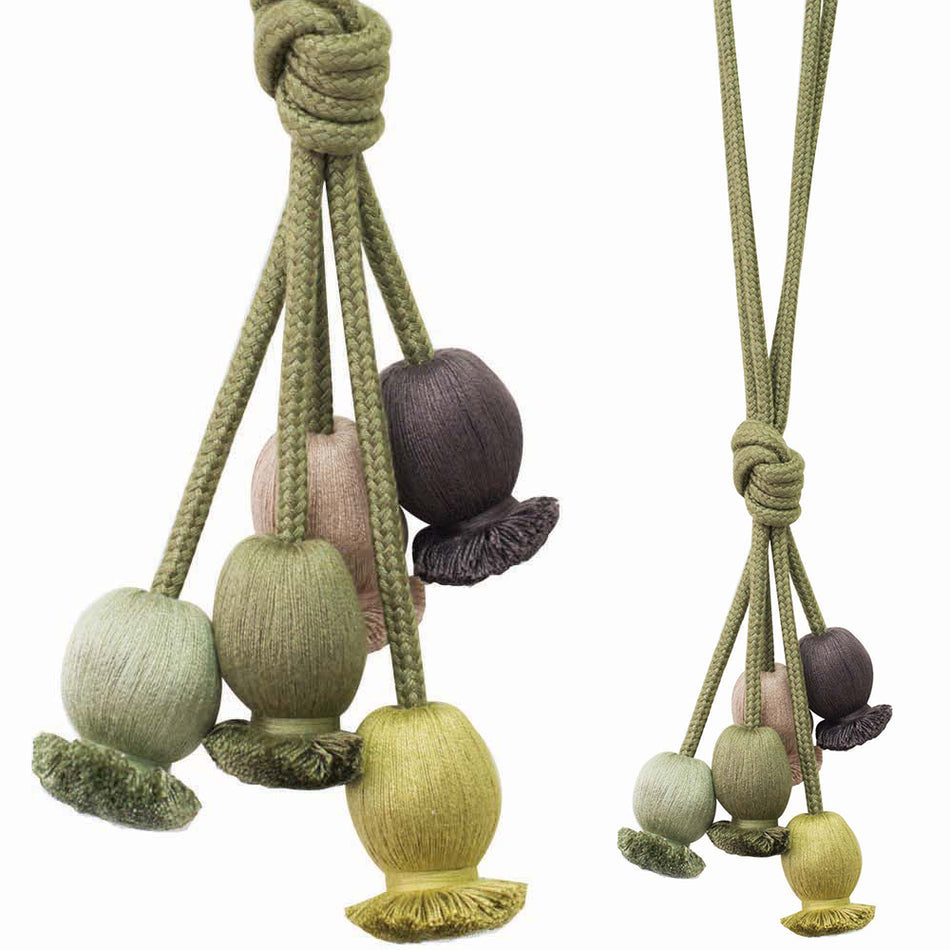 Jones Cipolla Bobble Tieback, Meadow