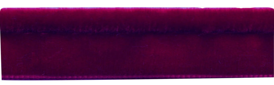 Jones Syon Velvet Lip Cord Trim, Claret