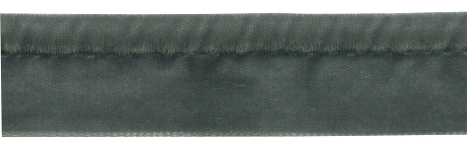 Jones Syon Velvet Lip Cord Trim, Silver