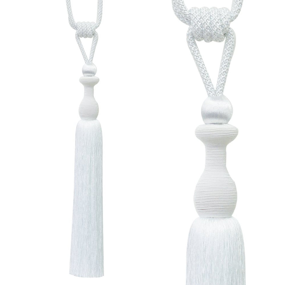 Jones Principal Adena Tieback, White