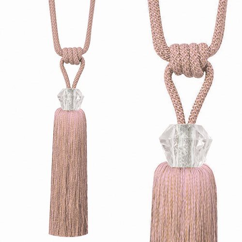 Jones Principal Dana Acrylic Tieback, Blush