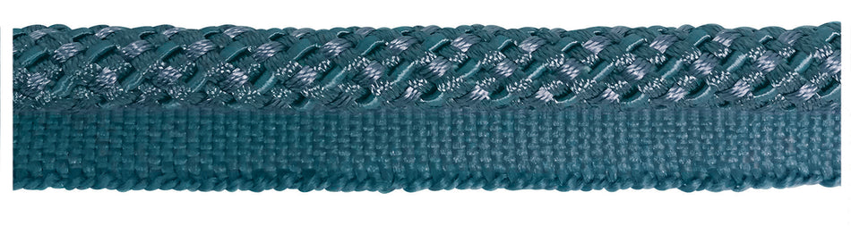 Jones Principal Flanged Cord Trim, Teal