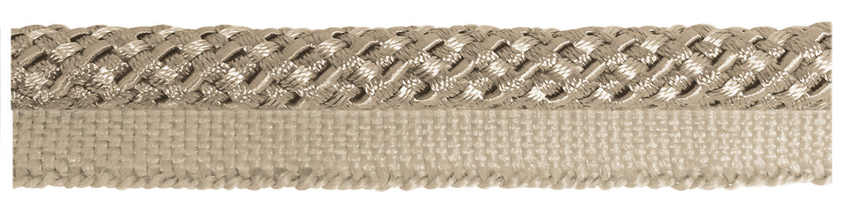 Jones Principal Flanged Cord Trim, Cream