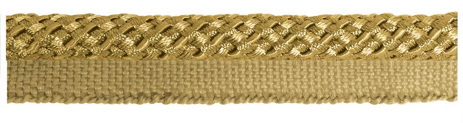 Jones Principal Flanged Cord Trim, Gold