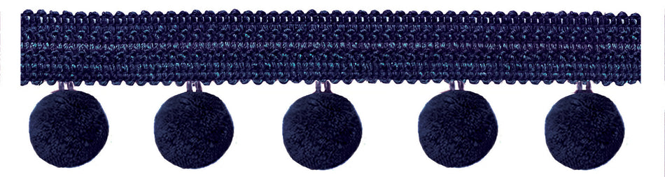 Jones Principal Pom Pom Fringe, Navy