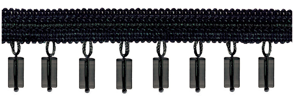 Jones Principal Beaded Fringe, Black