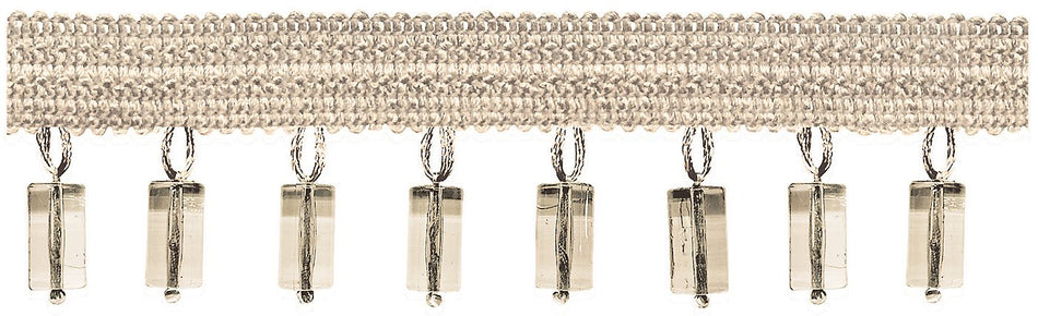Jones Principal  Beaded Fringe, Cream