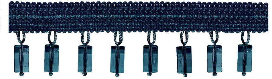 Jones Principal Beaded Fringe, Navy