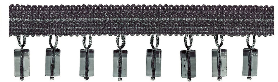 Jones Principal Beaded Fringe, Steel