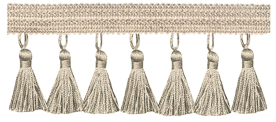 Jones Principal Tassel Fringe, Cream