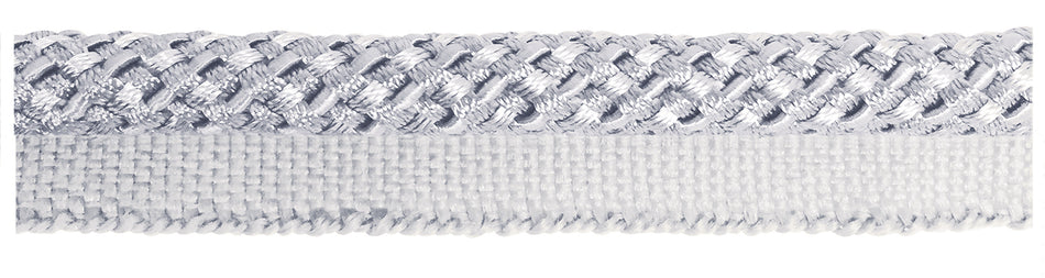 Jones Principal Flanged Cord Trim, White