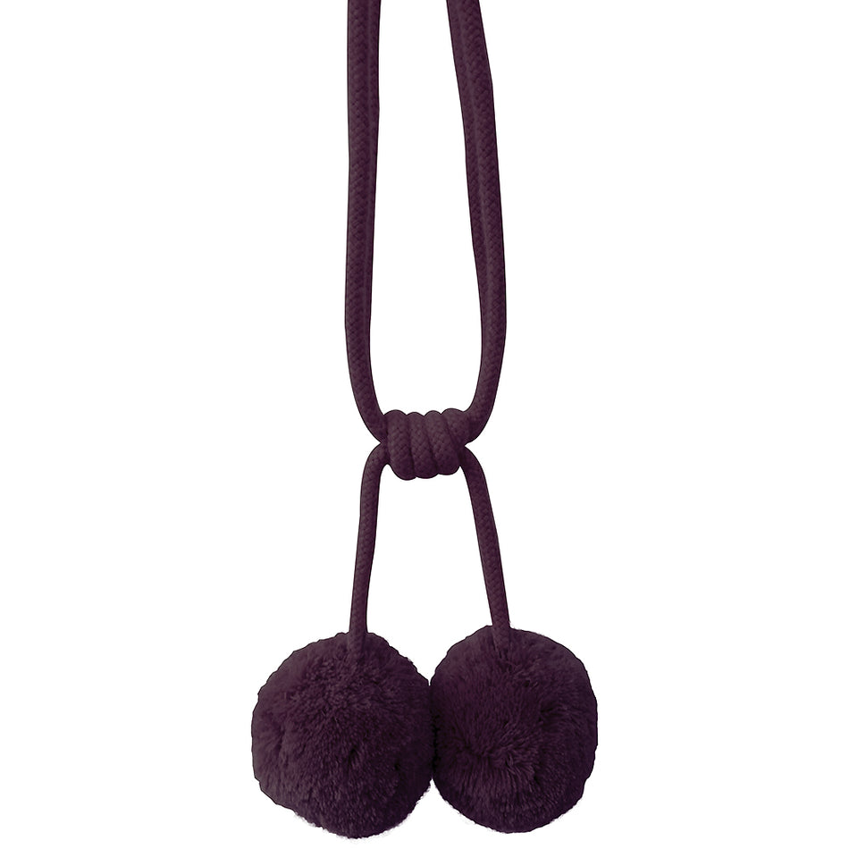 Jones Hygge Pom Pom Tieback, Raisin