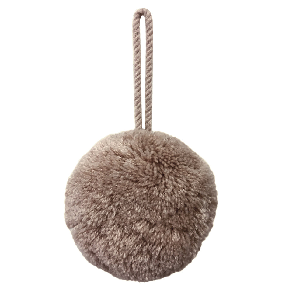Jones Hygge Pom Pom Key Tassel, Mink