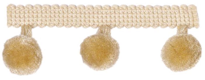 Troynorth Pom Pom Trim, 4cm, Snowball