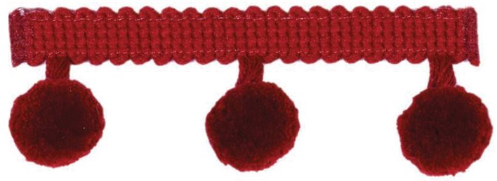 Troynorth Pom Pom Trim, 4cm, Romeo