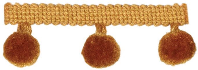 Troynorth Pom Pom Trim, 4cm, Medal