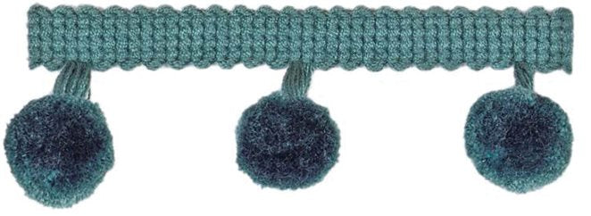 Troynorth Pom Pom Trim, 4cm, Seafoam