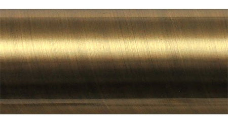 Renaissance Contemporary 35mm Metal Curtain Pole Only Antique Brass