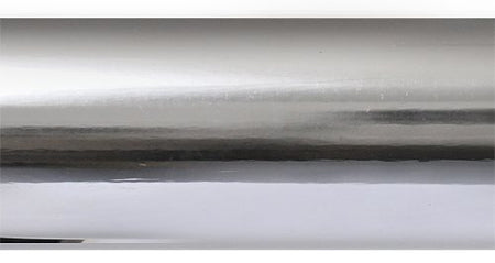 Renaissance Contemporary 35mm Metal Curtain Pole Only Polished Silver