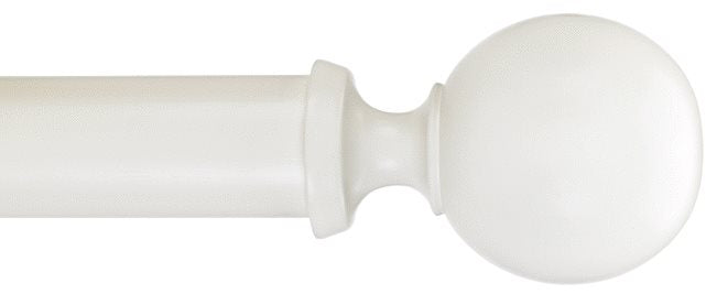 Byron Floral Neon 35mm 45mm 55mm Matt White Pole Ball