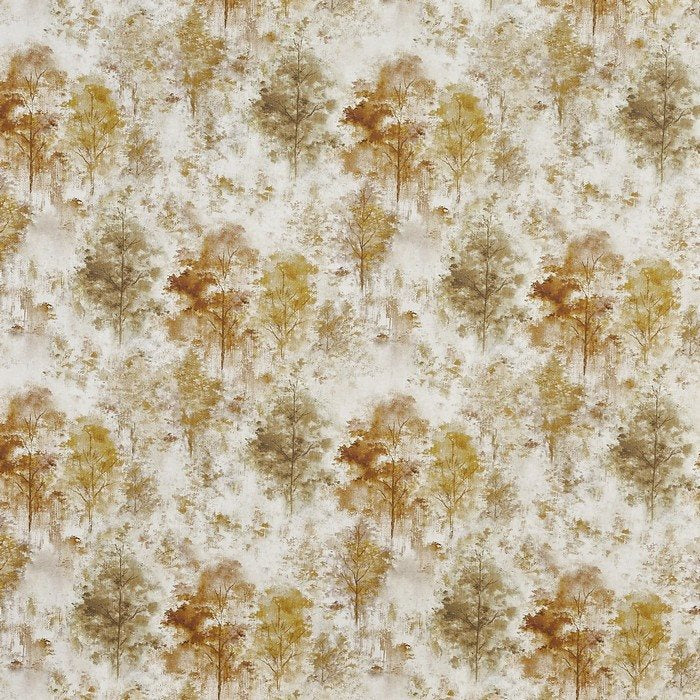 Prestigious Abbey Gardens Woodland Auburn Fabric