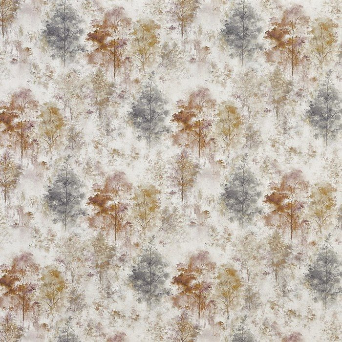 Prestigious Abbey Gardens Woodland Rosemist Fabric