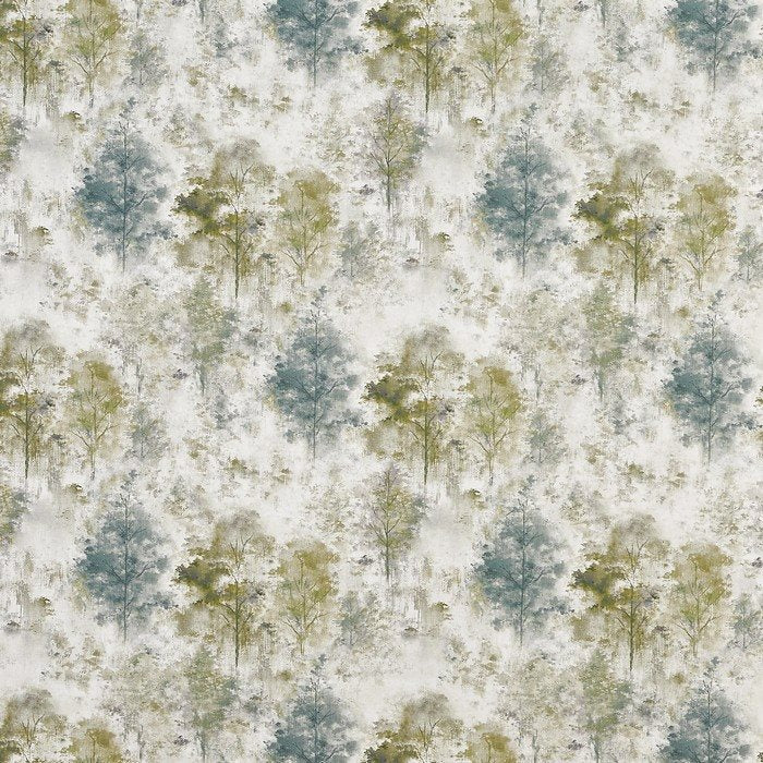 Prestigious Abbey Gardens Woodland Lagoon Fabric
