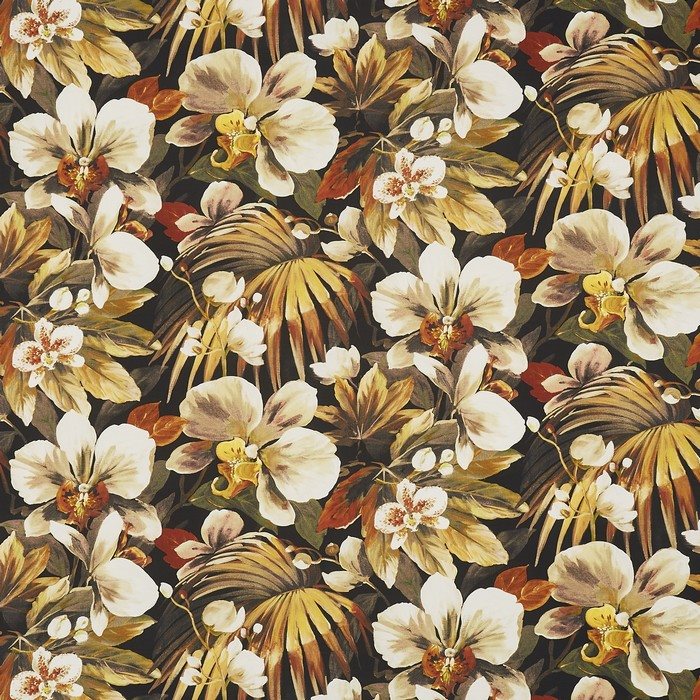 Prestigious South Pacific Moorea Papaya Fabric