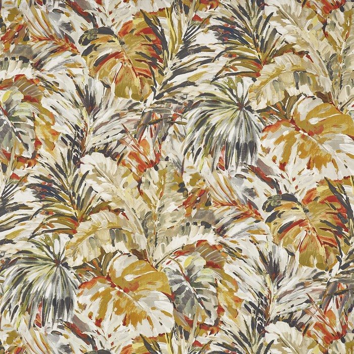 Prestigious South Pacific Palmyra Papaya Fabric