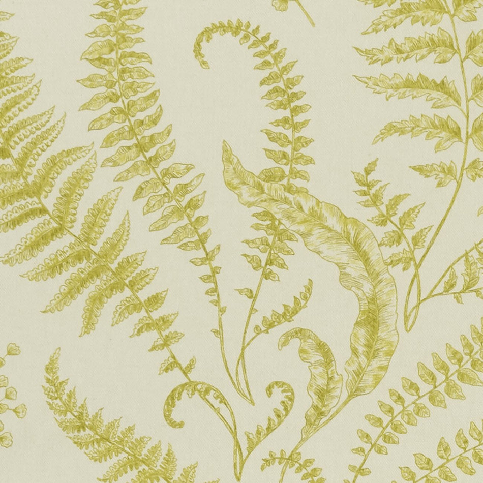 Clarke & Clarke Eden Folium Chartreuse Fabric