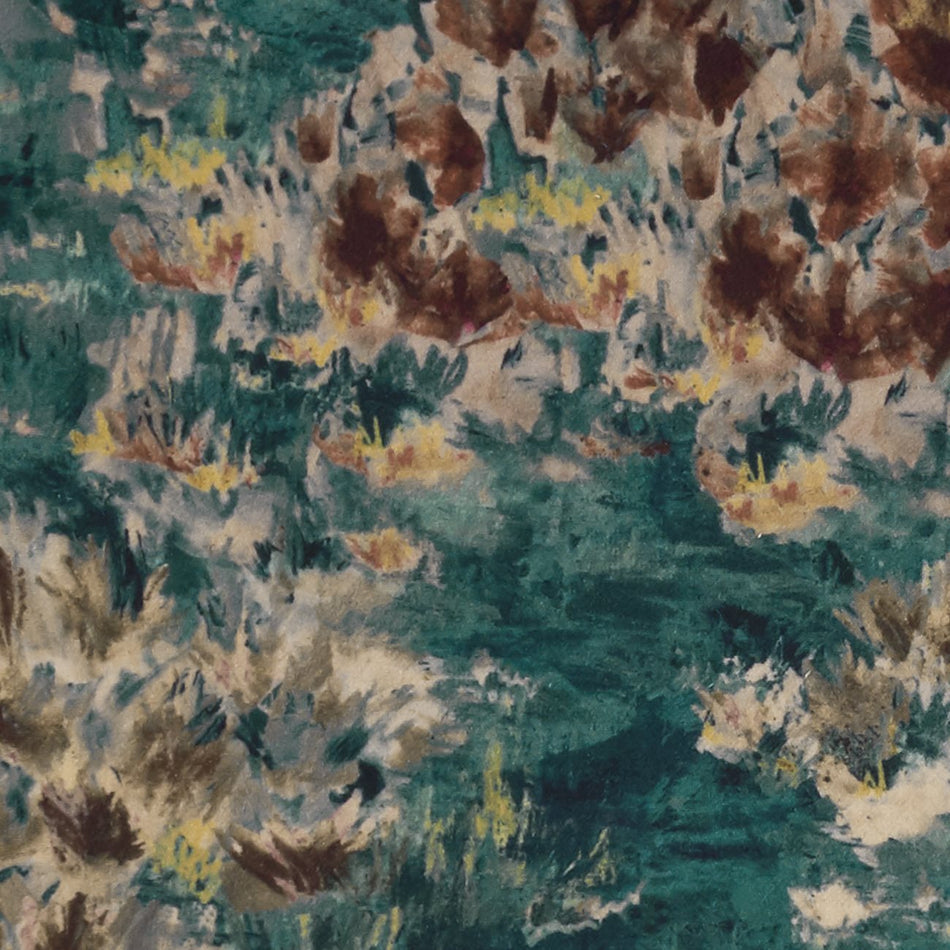 Clarke & Clarke Exotica Fiore Kingfisher Fabric