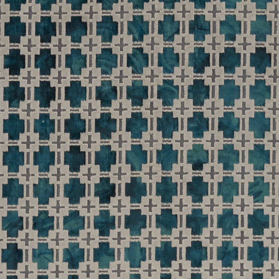 Clarke & Clarke Exotica Maui Kingfisher Fabric