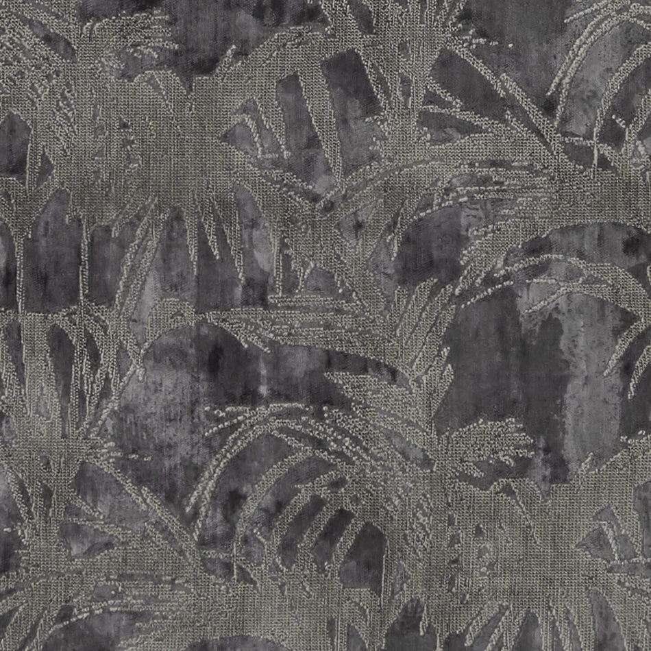 Clarke & Clarke Exotica Tropicale Charcoal Fabric