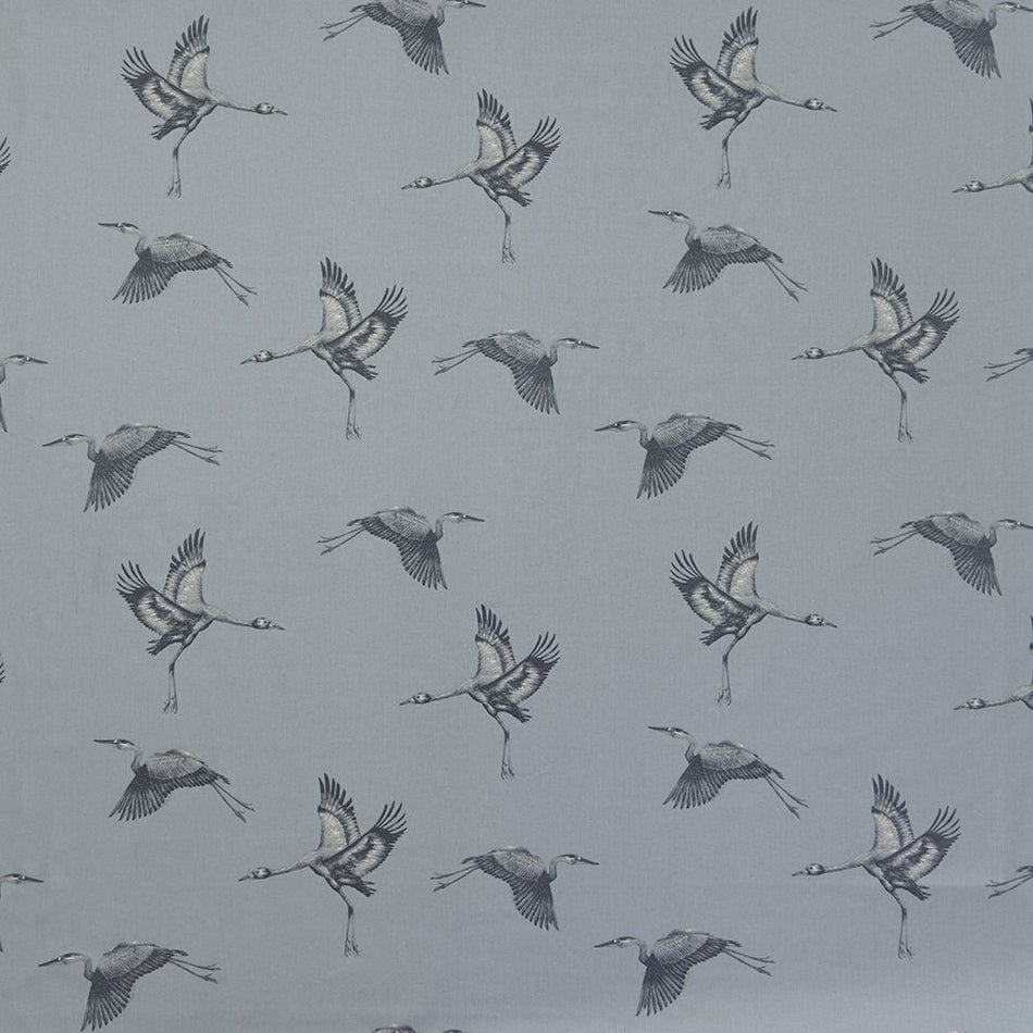 Iliv Orientalis Cranes Delft Fabric