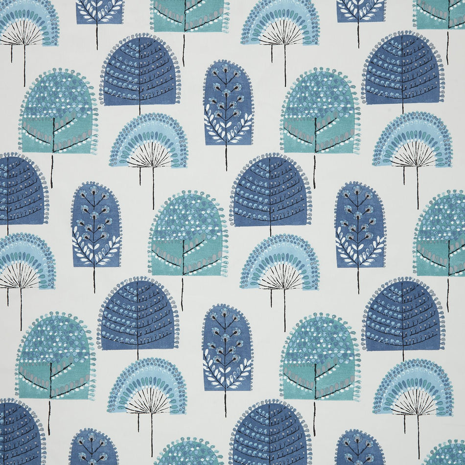 Iliv Nordic Scandi Wood Indigo Fabric