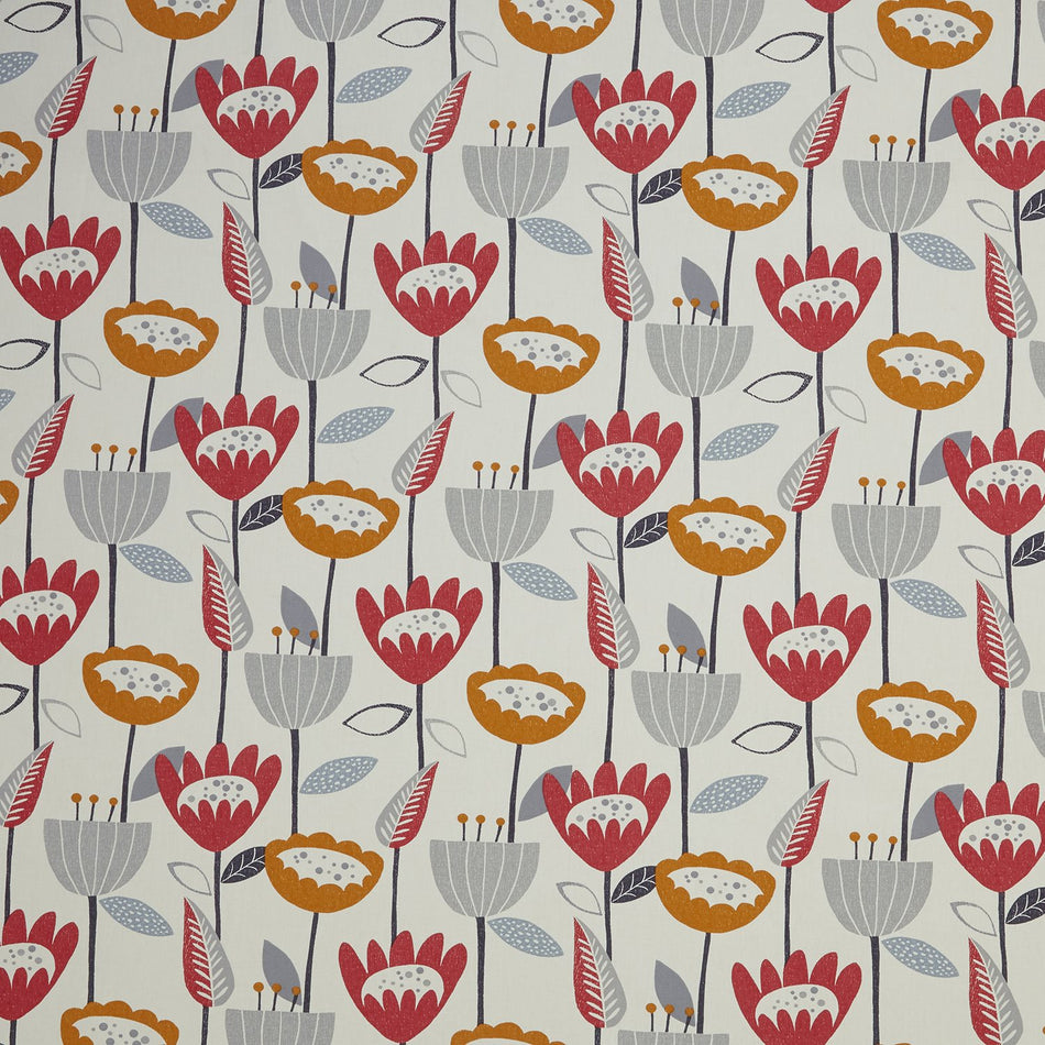 Iliv Nordic Flower Power Scarlet Fabric