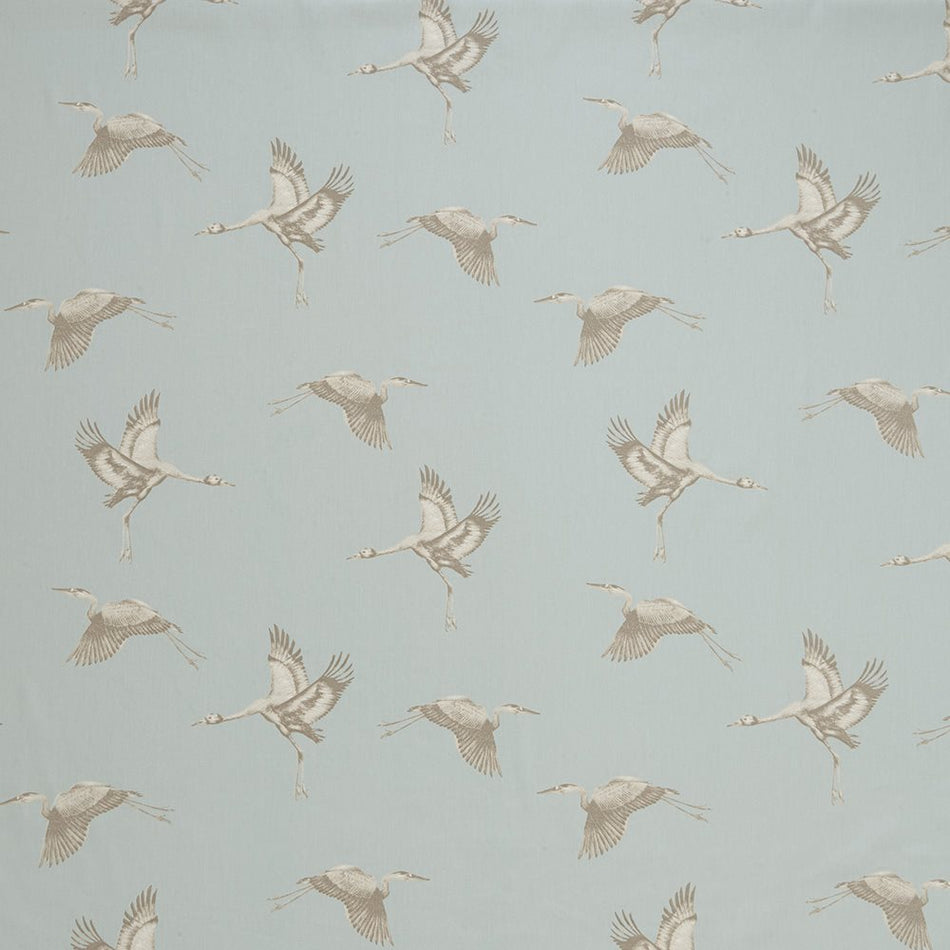 Iliv Orientalis Cranes Duckegg Fabric