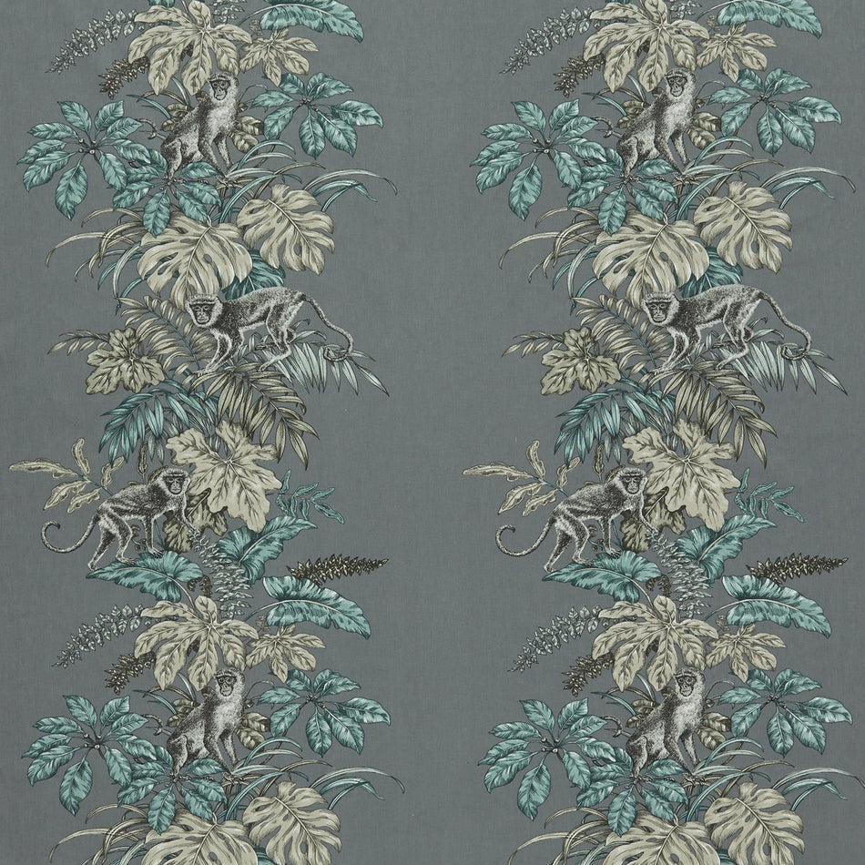 Iliv Rainforest Monkeying Around Mineral Fabric