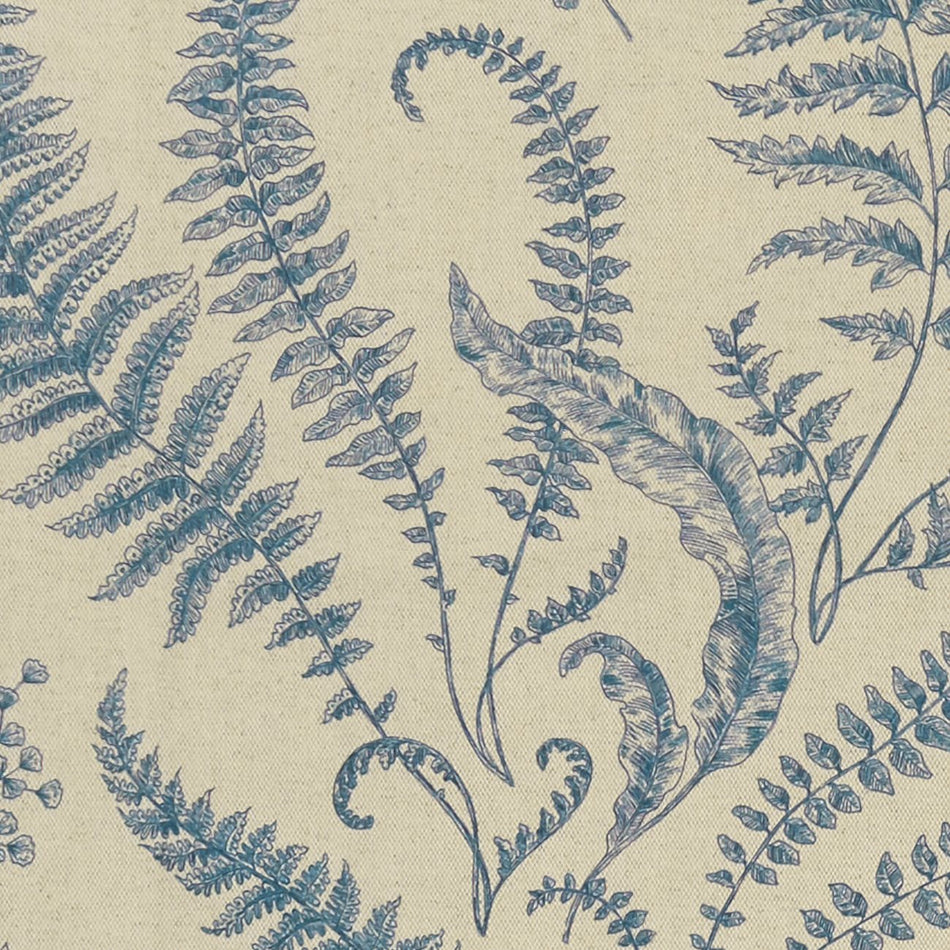 Clarke & Clarke Eden Folium Denim Fabric