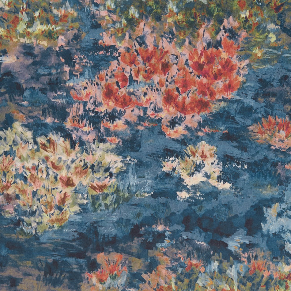 Clarke & Clarke Exotica Fiore Midnight_Spice Fabric