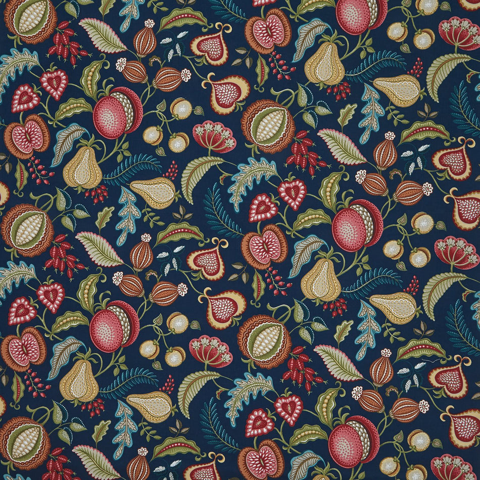 Iliv Arts and Crafts Harvest Indigo Fabric