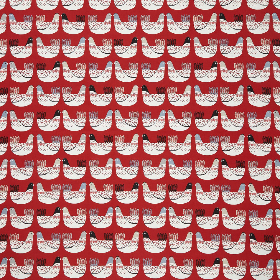 Iliv Nordic Cluck Cluck Scarlet Fabric