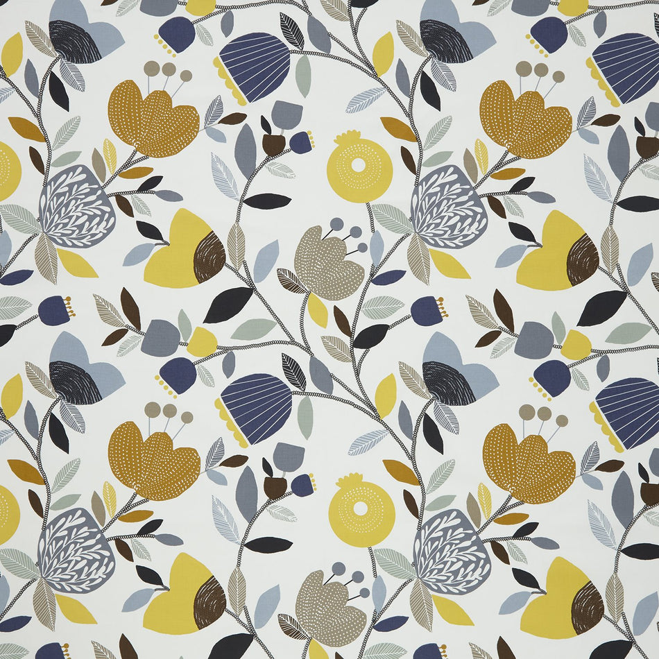 Iliv Nordic Pomegranate Trail Ochre Fabric
