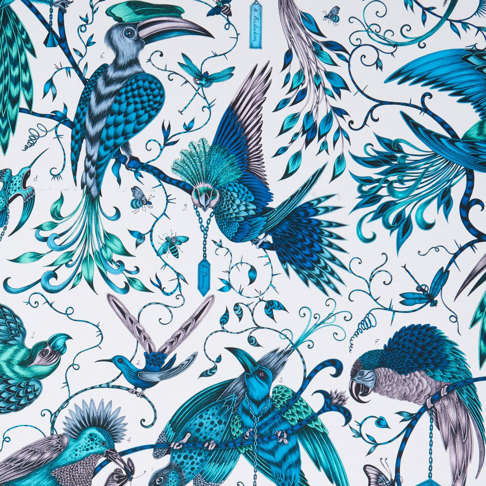 Clarke & Clarke Animalia Audubon Jungle Fabric