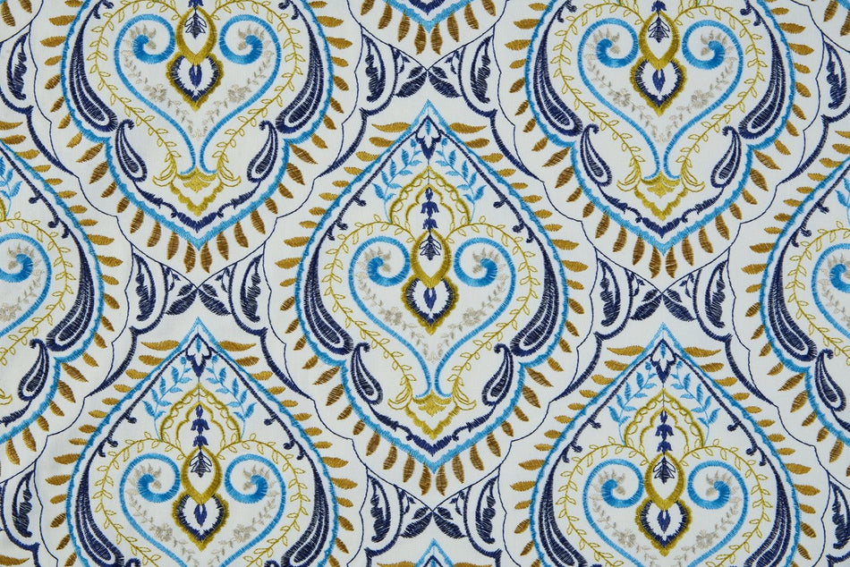 Beaumont Textiles Marrakech Arabesque Olive Fabric