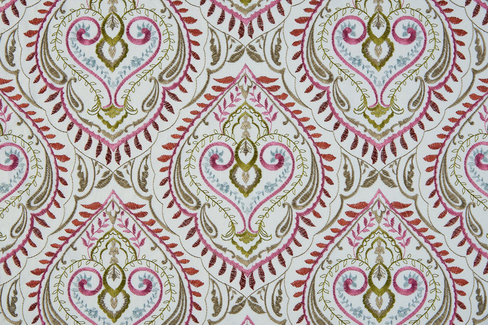 Beaumont Textiles Marrakech Arabesque Rose Fabric