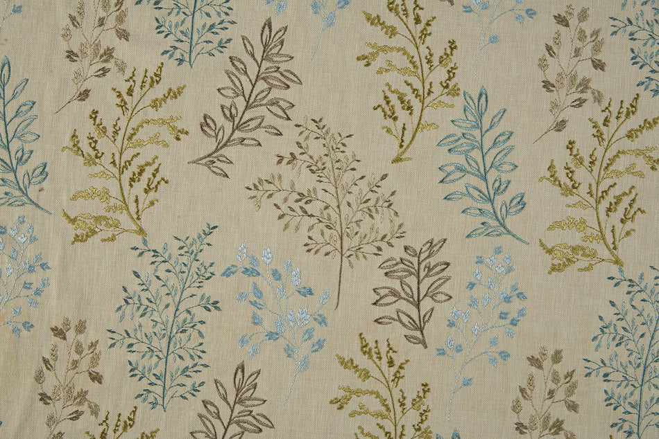 Beaumont Textiles Marrakech Juniper Aquamarine Fabric