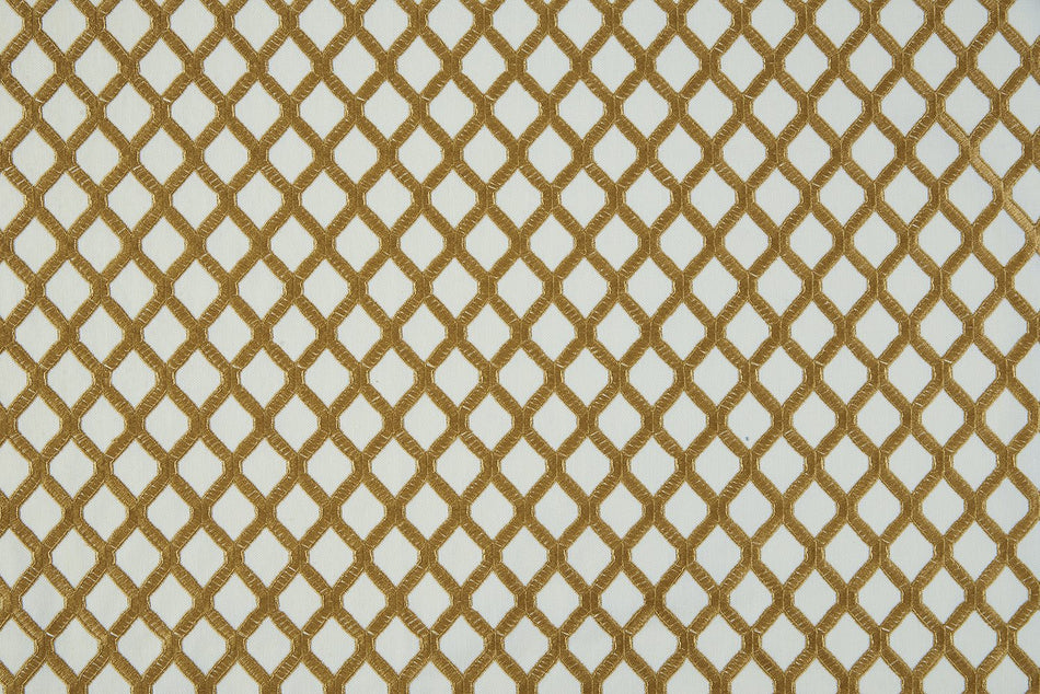 Beaumont Textiles Marrakech Mosaic Gold Fabric