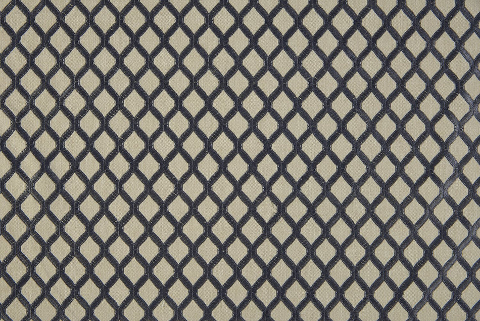 Beaumont Textiles Marrakech Mosaic Smoke Fabric